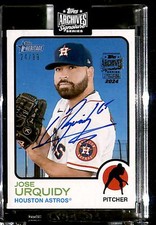 2023 Topps Archives Signature Series Heritage Jose Urquidy Auto 24/99 #647