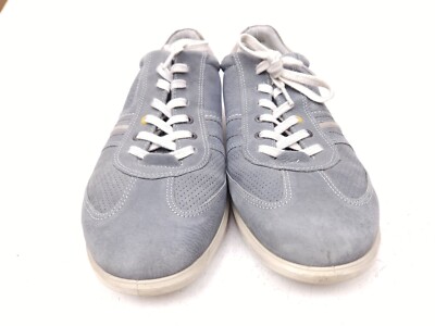Ecco Mens Chandler Casual Sneakers Shoes Gray Leather Size 