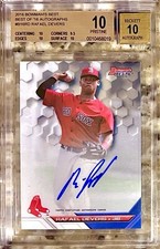 2016 RAFAEL DEVERS AUTO BOWMAN'S BEST OF '16 #B16RD BGS 10 PRISTINE!