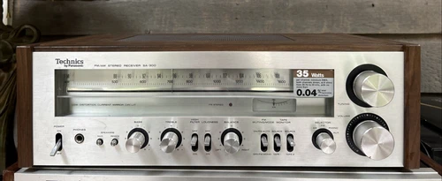 TECHNICS SA-300 STEREO RECEIVER NICE CLEAN TESTED DEMO Superb Shape Fiona Bruce