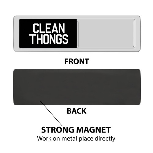 Dishwasher Magnet Clean Dirty Slide Sign Magnetic Backing For Dishwasher Slider - Picture 14 of 21