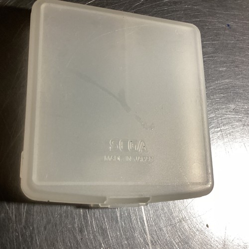 Official Sega Game Gear Cases Lot 2 Clear Clamshell Plastic Game Cartridge Case - Picture 3 of 6