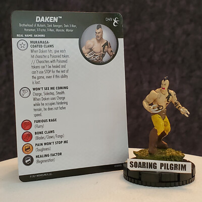 DAKEN  049 - RARE X-Men Rise & Fall Marvel Heroclix #49
