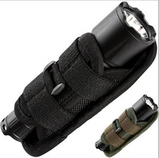 Funda Linterna Táctica Soporte 360 Grados para Cinturón de Seguridad Policial Militar