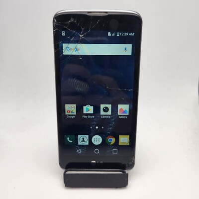 LG K7 K330 Smartphone (T-Mobile) - 8GB Black - CRACKED #1157