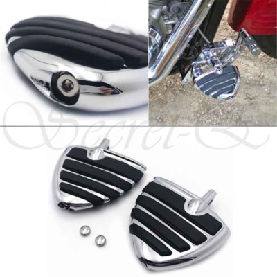 Chrome Wing Footrest Foot Pegs For Harley Davidson Dyna Glide Sportster 883 1200
