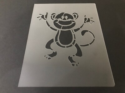Monkey #7 Stencil 10mm or 7mm Thick, Ape, Monkeys, Jungle, Chimpanzee