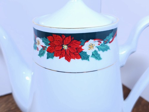 Tienshan Deck The Halls Tea Pot Excellent - Picture 3 of 12