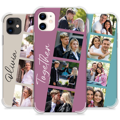 Personalisierte Handyhülle Fotocollage Stoßfest Cover iPhone 11 12 13 14 XR 15