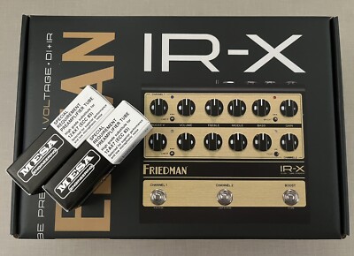 NEW!! Friedman IR-X Preamp Tube Pedal plus 12AX7 Bundle!