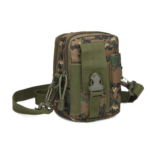 Mens Tactical Molle Pouch Utility Gadget Pack Outdoor Hiking Belt Waist Bag Belt - Picture 18 of 21