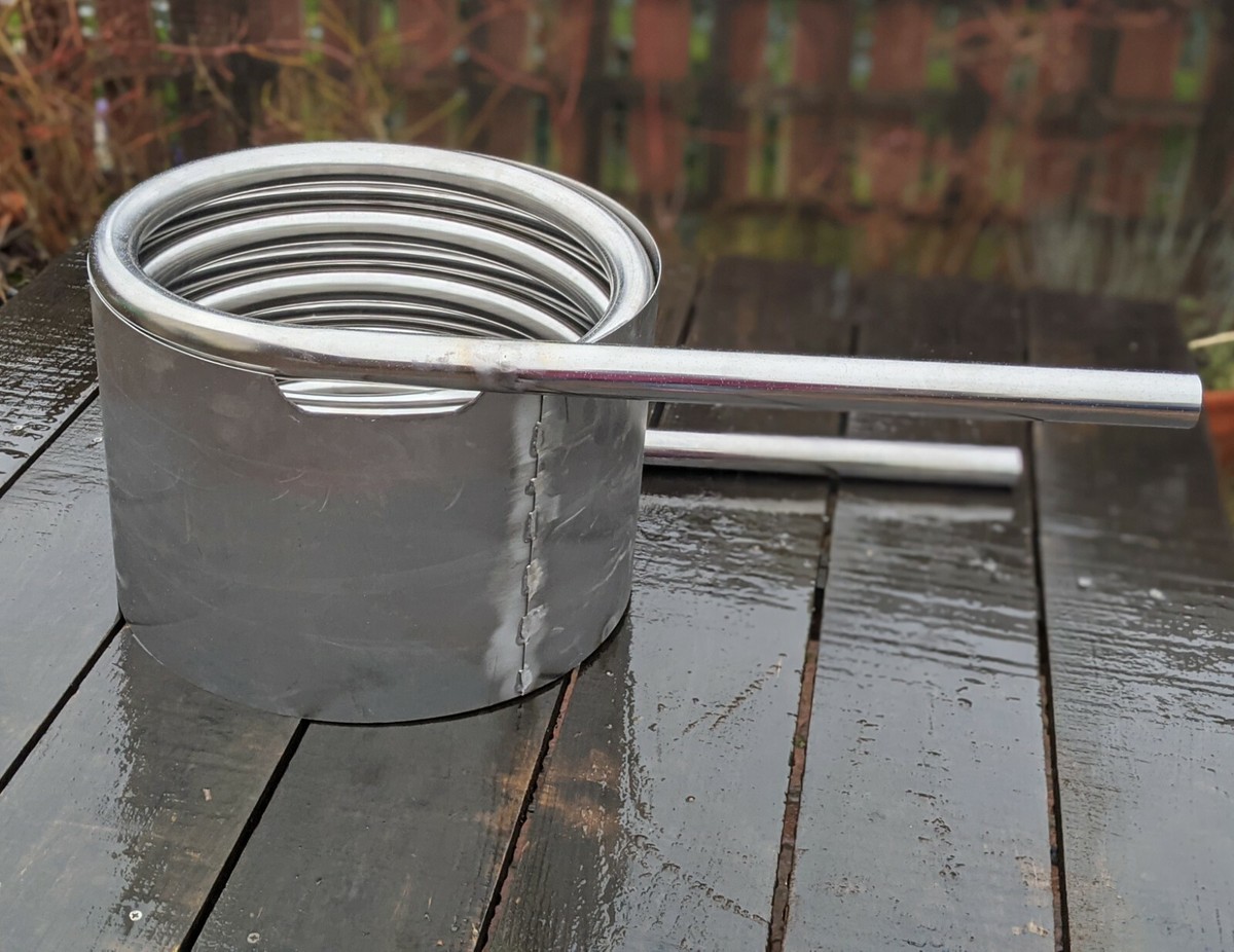 Extra wide water heater coil w/ fireguard - hot tub - 32mm tube with 1m  hose | eBay