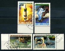 Saint Thomas et îles du Prince 1980 Mi. 646-649 Oblitéré 100% Anniversaire de l