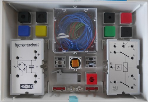 TOP: Fischertechnik ELEKTRONIK GRUNDKASTEN EC1! 100% VOLLSTÄNDIG + Bauanleitung - Picture 2 of 4