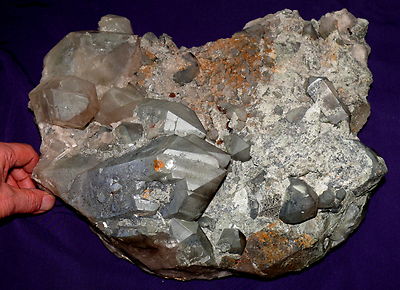 XXL Alpinotype Quarzstufe Anatas+Brookit 15,8kg 420x320x140mm, Museumsqualität !