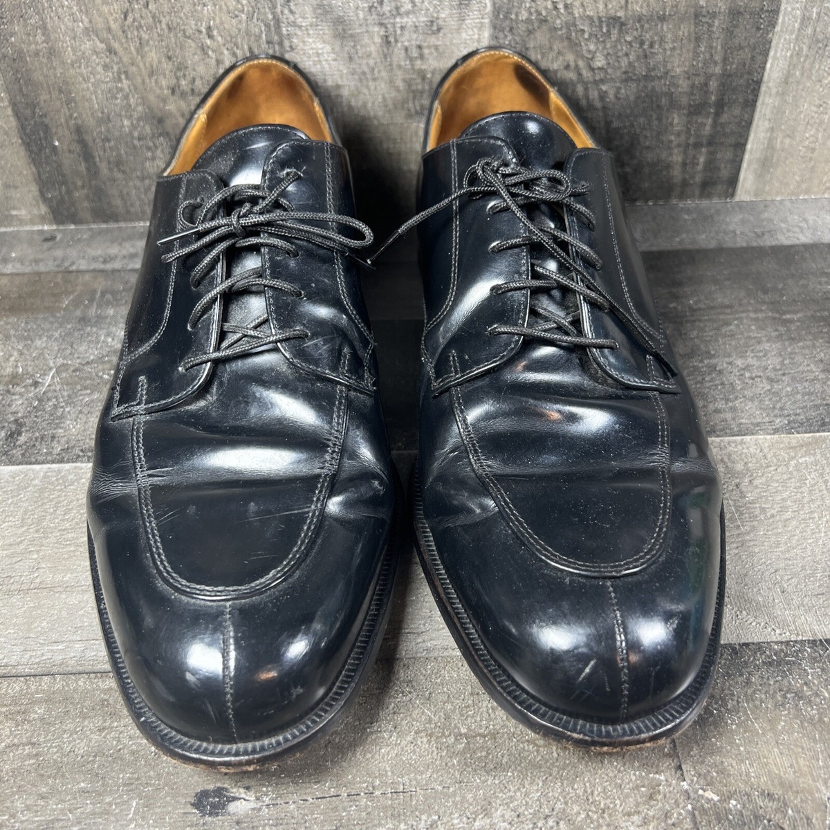 Cole Haan MensCity Plain Toe Lace Up Shoe Leather  Black C00588 US 9 D 00000000_zi_537aa23b-b365-41ae  main image 3