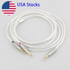 8 Cores 3.5MM to 2X2.5MM Hifi Headphone Cable For Sennheiser hd700 nw zx300a