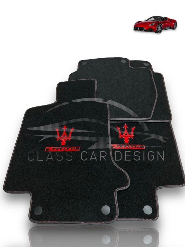 Alfombrillas para Maserati Ghibli Levante Quattroporte Granturismo Grecale MC20 Foto 2 de 4