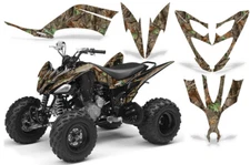 ATV Graphic Decals Stickers For Yamaha Raptor 250 2008-2014 WOODLAND CAMO