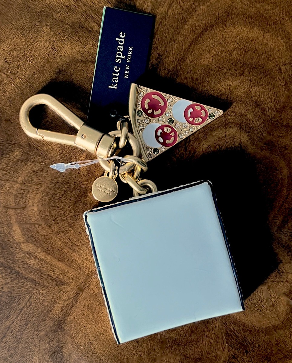 わちち　kate spade オンアロールピザ キーホルダーキーフォブ わちち kate spade オンアロールピザ キーホルダーキーフォブ わ