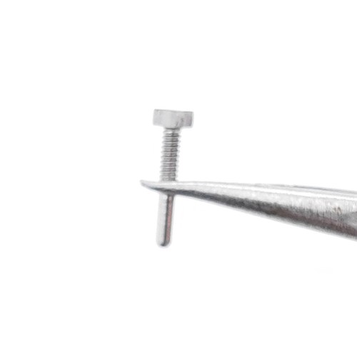 5 PIEZAS Tornillo de acero plateado 4 estrellas L8,62 H2,12 a 2,62 para estuche de reloj Richard Mille - Imagen 5 de 11