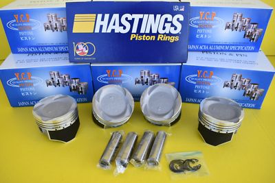 76mm YCP Vitara Pistons Coated Low Compression & Hastings Set