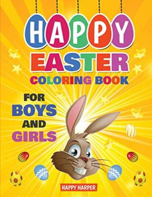 Easter Coloring Book by Harper Hall (Paperback, 2020)