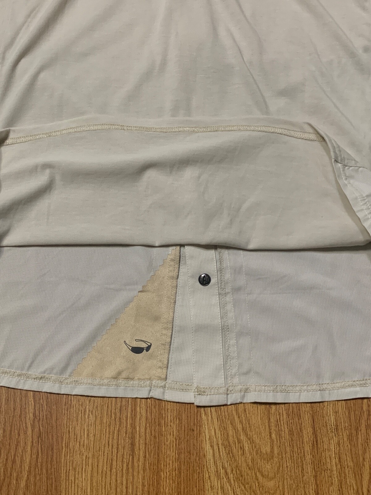 Kuhl Shirt Mens Large Beige Hiking Fishing Camping Hunting Vented