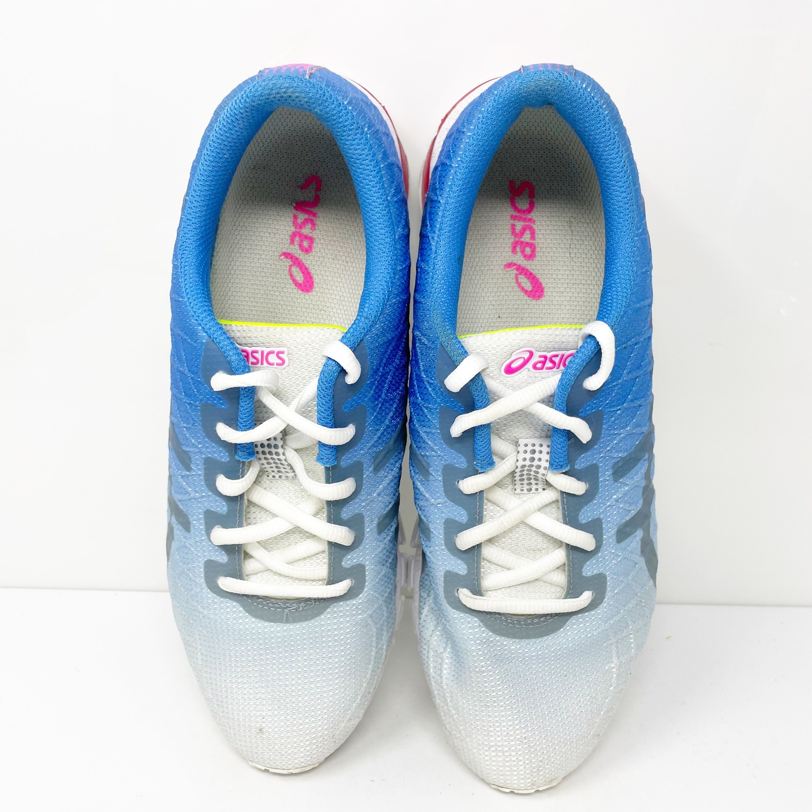 Asics Womens Gel Quantum 180 4 1022A098 Blue Running Shoes Sneakers Size 9.5