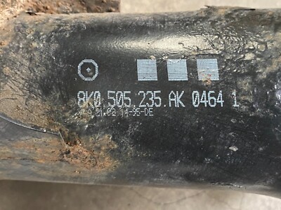 10-17 Audi A5 Quattro Rear Subframe OEM Axle Carrier Sub Frame 