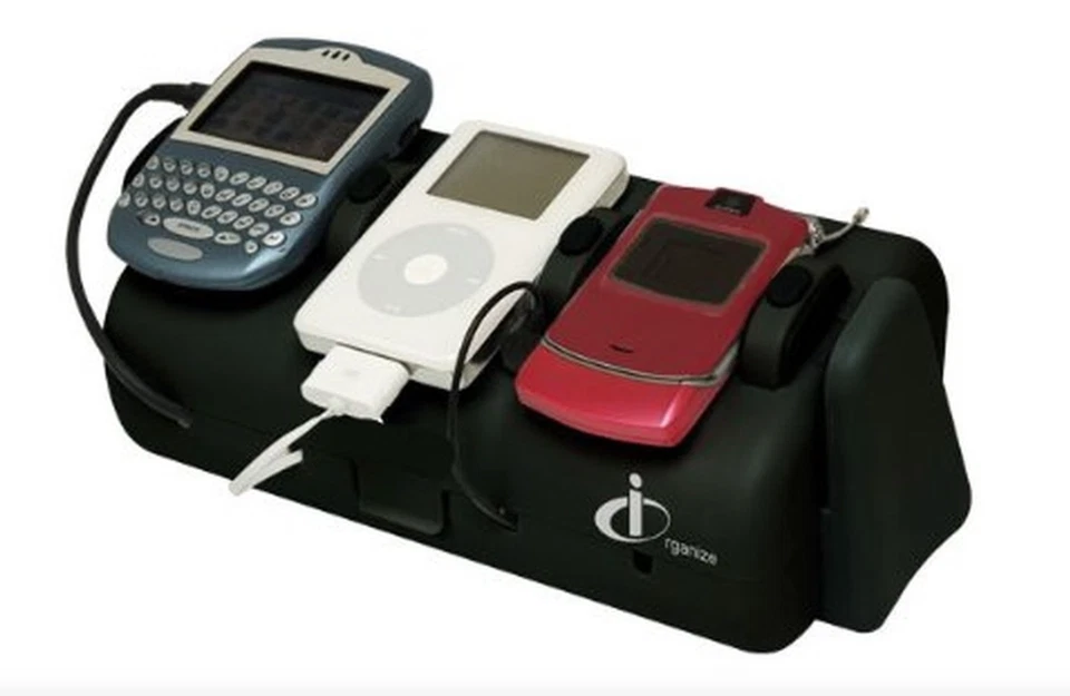 iOrganize 3 Device Power Charging Docking Station with moveable brackets - Image 4 of 4