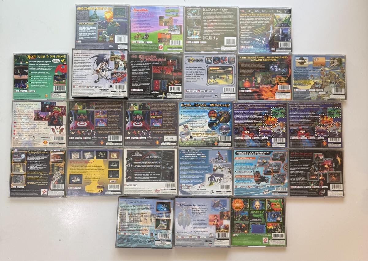 PlayStation PS1 CIB Games Lot - Castlevania SOTN, Crash Bandicoot