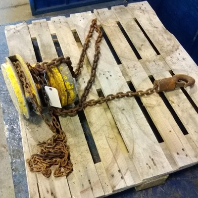 2-TON MANUAL HAND HOIST, NO LABEL, YELLOW | eBay