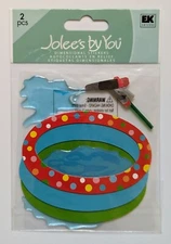 RARE Jolee's Kiddie Pool Scrapbooking Stickers Baby Toddler Summer Water Fun