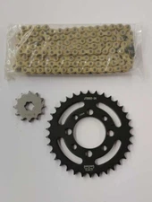 1980-2003 SUZUKI DS80 DS 80 JT SPROCKET KIT and GOLD HEAVY DUTY CHAIN SET