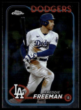 2024 Topps Chrome #4 Freddie Freeman Los Angeles Dodgers
