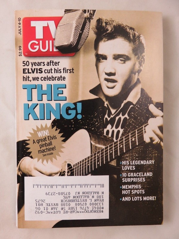 Vintage TV GUIDE - Elvis The King! - July 3-10, 2004 - Used