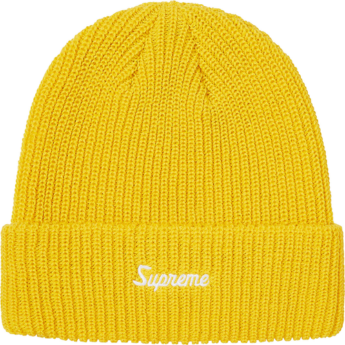 Supreme Loose Gauge Beanie (Yellow 