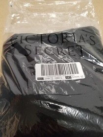 Victoria's Secret 11210612 Cotton Fleece High-Rise Gym Pants Sz L - Black