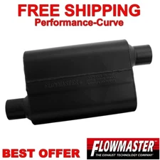 Flowmaster Super 44 Series Muffler 409 Stainless 2.5" O/O 842548