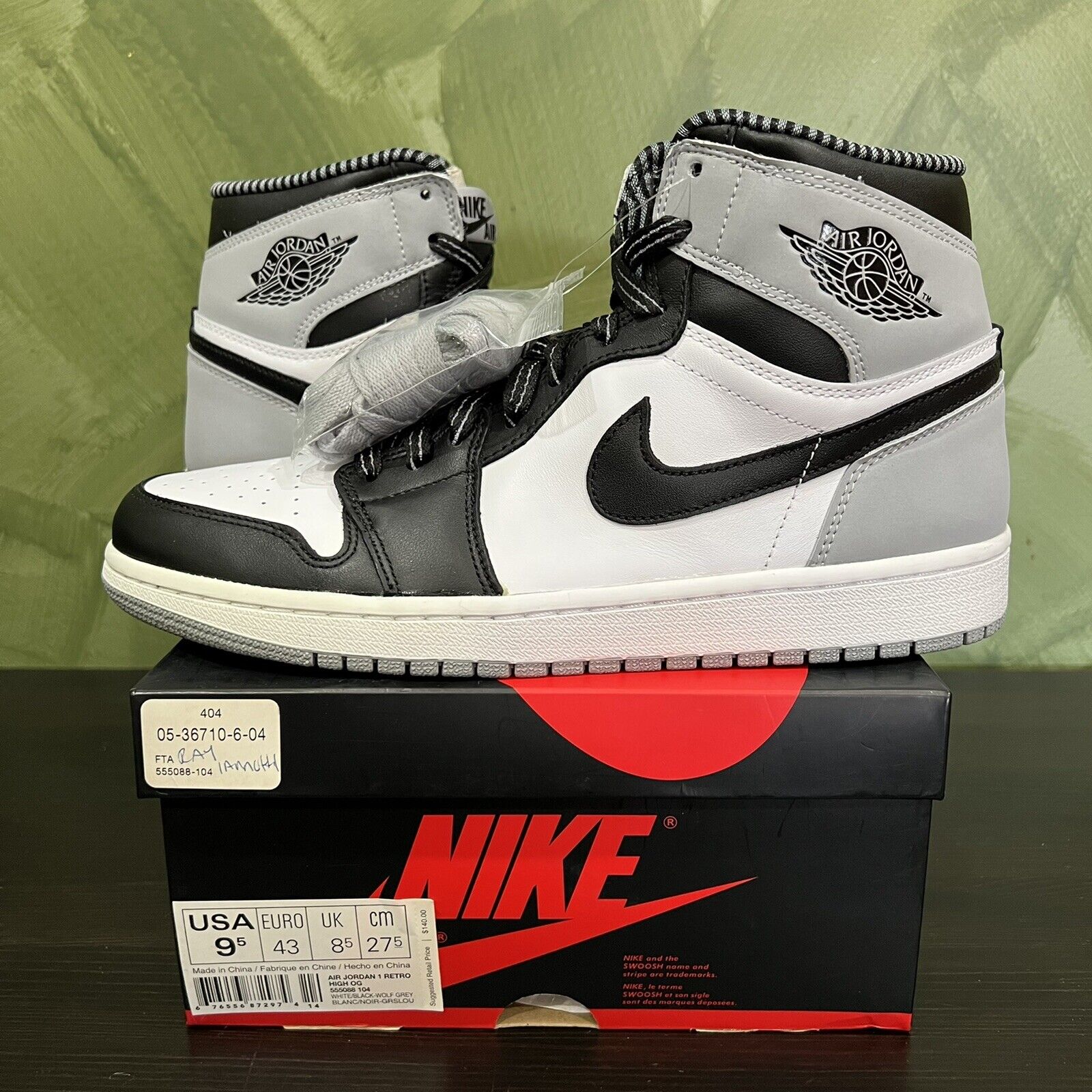 9.5 新品 AIR JORDAN RETRO HIGH OG BARONS スニーカー ...