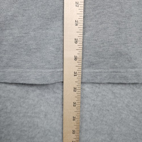 Brooks Brothers Polo Shirt Mens 2XL XXL Gray Gold Logo 1818 Slim Fit Cotton - Picture 7 of 7