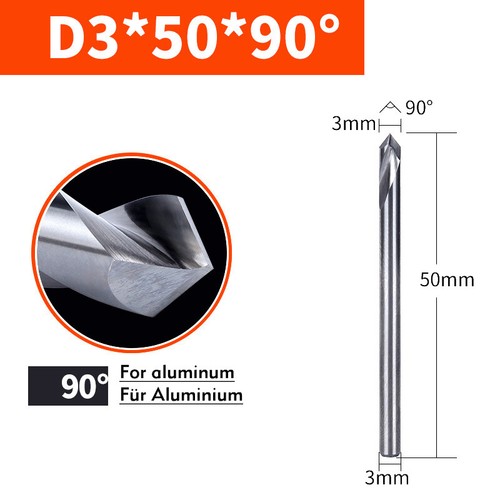Carbide 60°/90°/120° Degree Chamfer&Spotting Drill 3mm-12mm Countersink Cutter - Picture 28 of 61