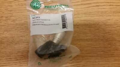 Neutrik NC3FX Female 3 Pole Cable XLR Connector