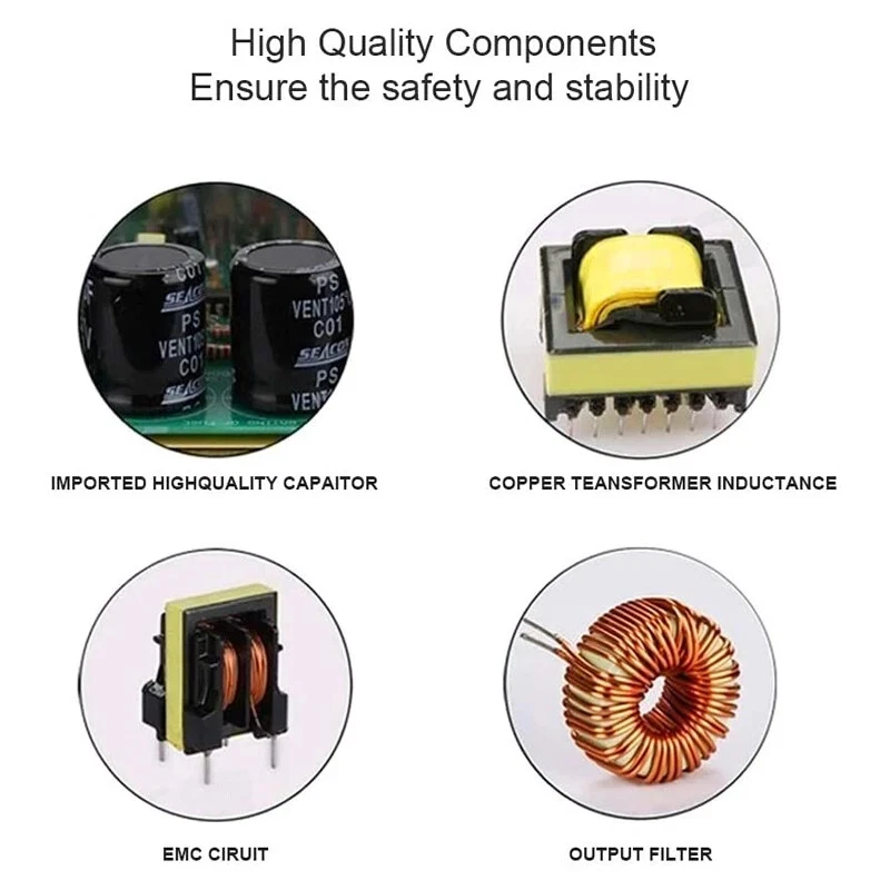 100-240V AC to DC 12V 2A 24W Converter Switch Power LED Light Transformer Drive  - Image 4 of 4