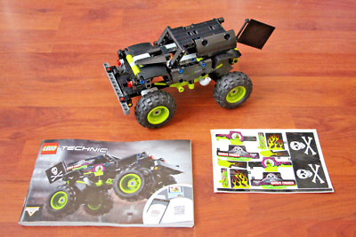 LEGO TECHNIC SET 42118 MONSTER JAM GRAVE DIGGER, (100% VOLLSTÄNDIG & GEREINIGT).
