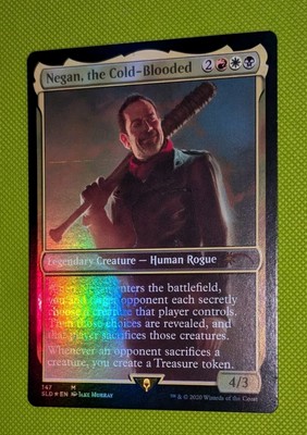 MTG *FOIL* Secret Lair Mythic NEGAN THE COLD-BLOODED (Walking Dead) NM