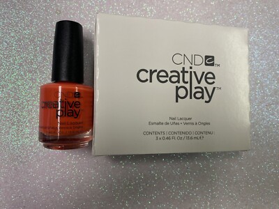 CND - Creative Play Lacquer - Mango About Town - Nail Polish 3 .5oz Bottles
