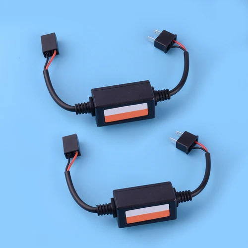 2x H7 LED Headlight Canbus Error Free Anti Flicker Resistor Canceller Decoder A6