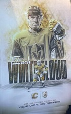 ⚔️ Vegas Golden Knights vs Calgary Flames 🔥Game Poster 12/12/23 - Whitecloud